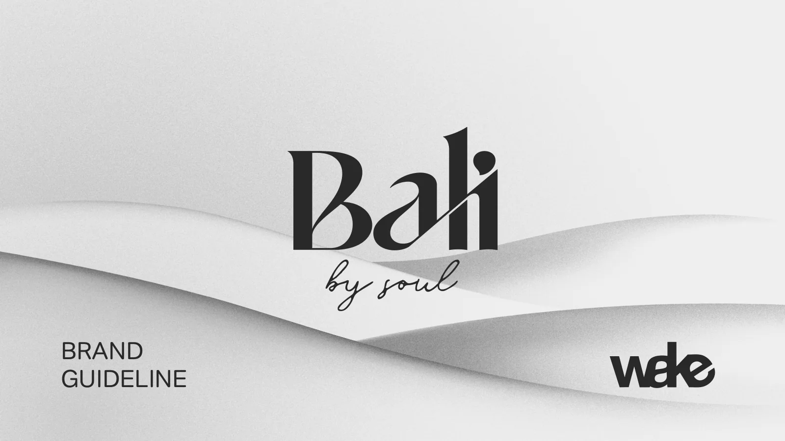 Manual de marca Bali by Soul, página 1 de 32.