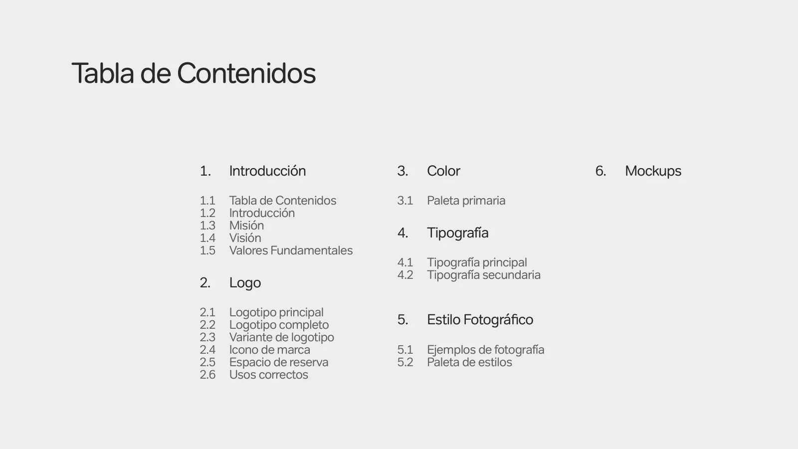 Manual de marca Bali by Soul, página 2 de 32.