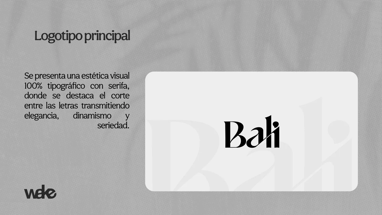 Manual de marca Bali by Soul, página 9 de 32.
