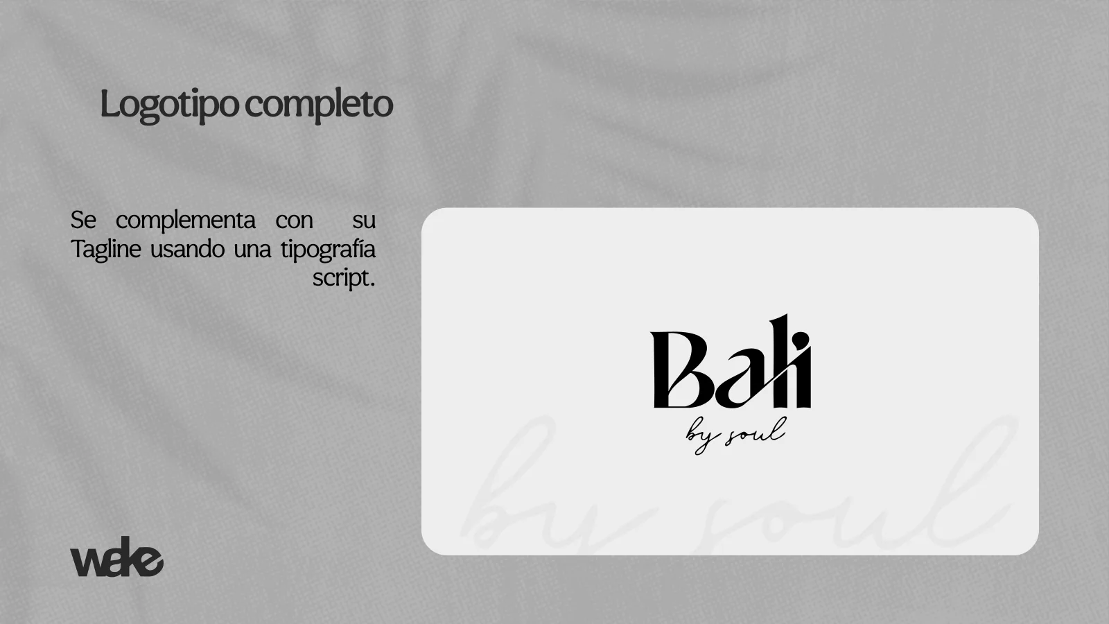 Manual de marca Bali by Soul, página 10 de 32.