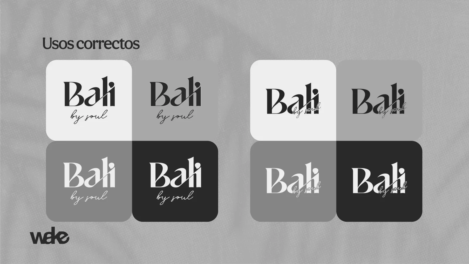Manual de marca Bali by Soul, página 14 de 32.