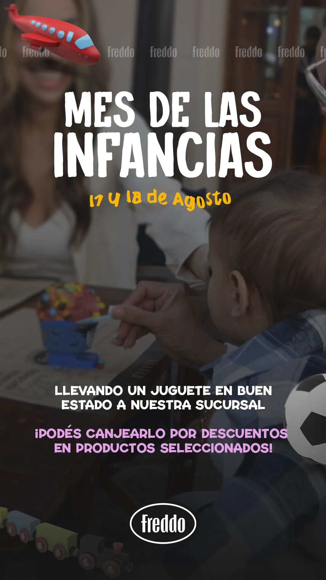 Pieza de Freddo para el mes de las infancias.